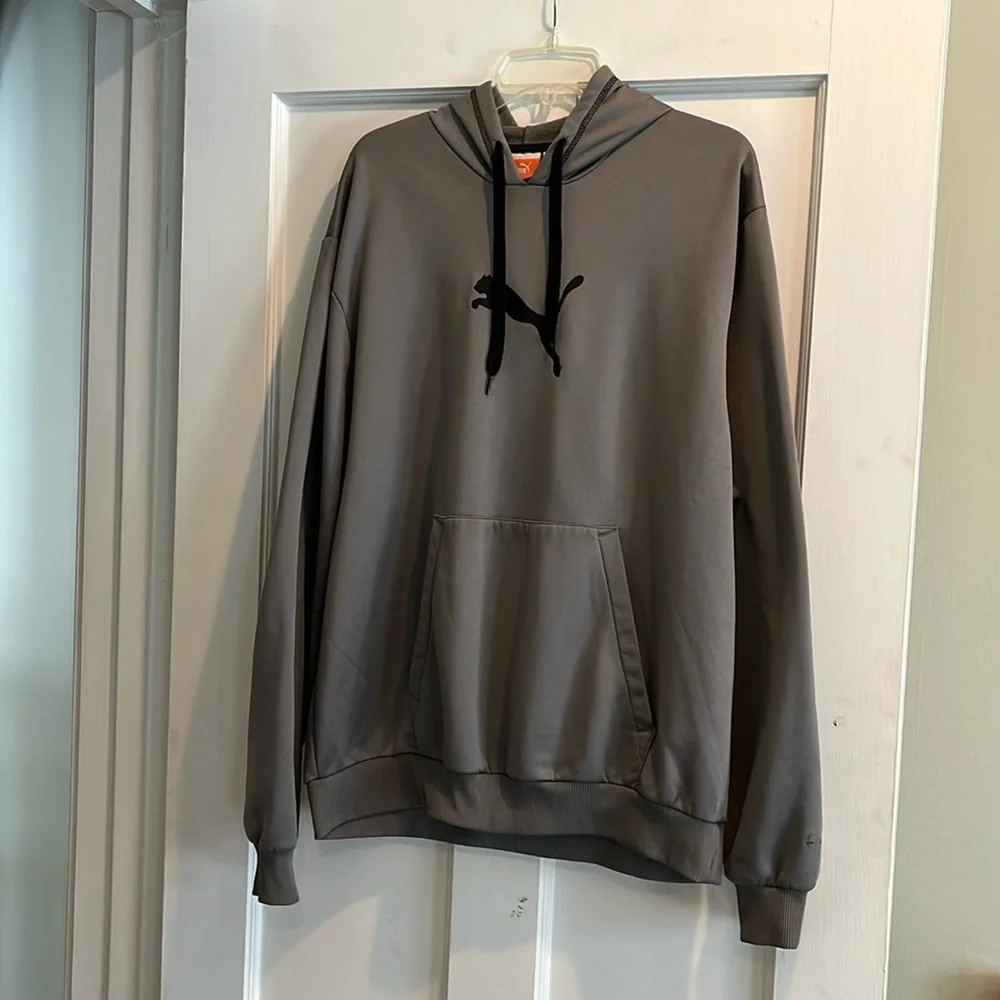 Gray PUMA Hoodie - Picture 1 of 4